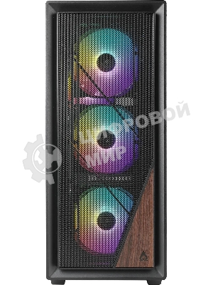 Компьютерный корпус Azza Forest черный без БП ATX 4x120мм 4x140мм 2xUSB 3.0 audio bott PSU