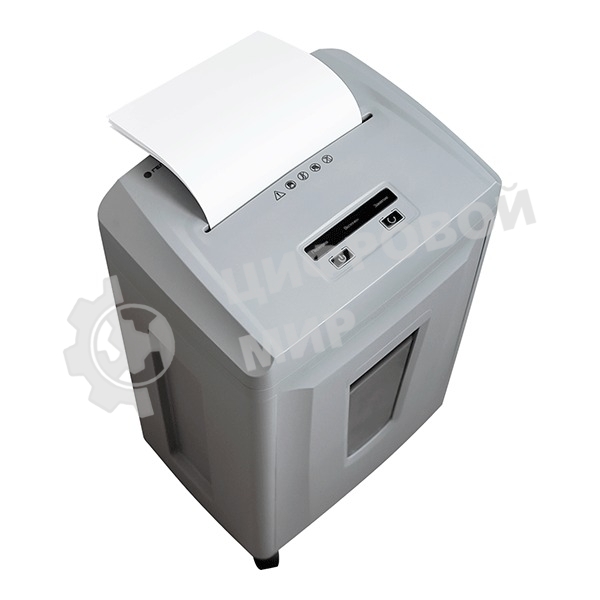 Шредер Heleos УП26-7+ серый (секр.P-7) фрагменты 6лист. 26лтр. пл.карты CD