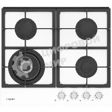 Встраиваемая газовая панель Hotpoint HGS 62F/WH, независимая, белый