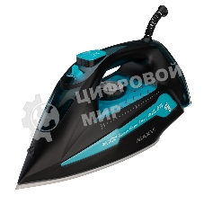 Утюг Maxvi SI2202 черный/бирюзовый