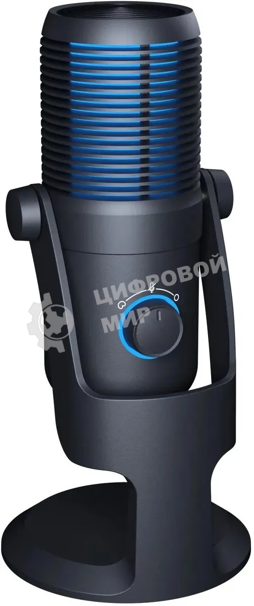 Микрофон проводной Оклик SM-400G 2м черный