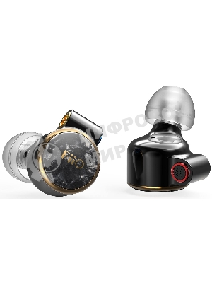 Проводные наушники FiiO FD3 черный/медный, внутриканальные, Jack 3.5 мм