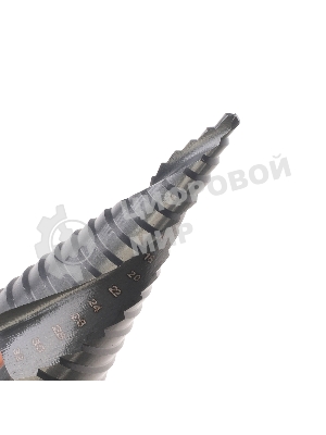 Сверло PATRIOT EXPERT по металлу ступенчатое 4-32 мм, Р6М5, упаковка блистер