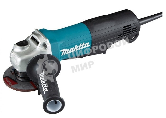 Угловая шлифовальная машина (болгарка) Makita GA5050R,ф125мм,1300Вт, 11000об\м,2.5кг,кор,anti-restart,пл. пуск,держ-ль Anti