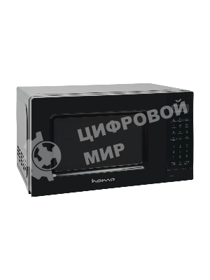 Микроволновая печь HOME HDM207BB черный, 20 л, 700 Вт, переключатели - кнопки, поворотный механизм
