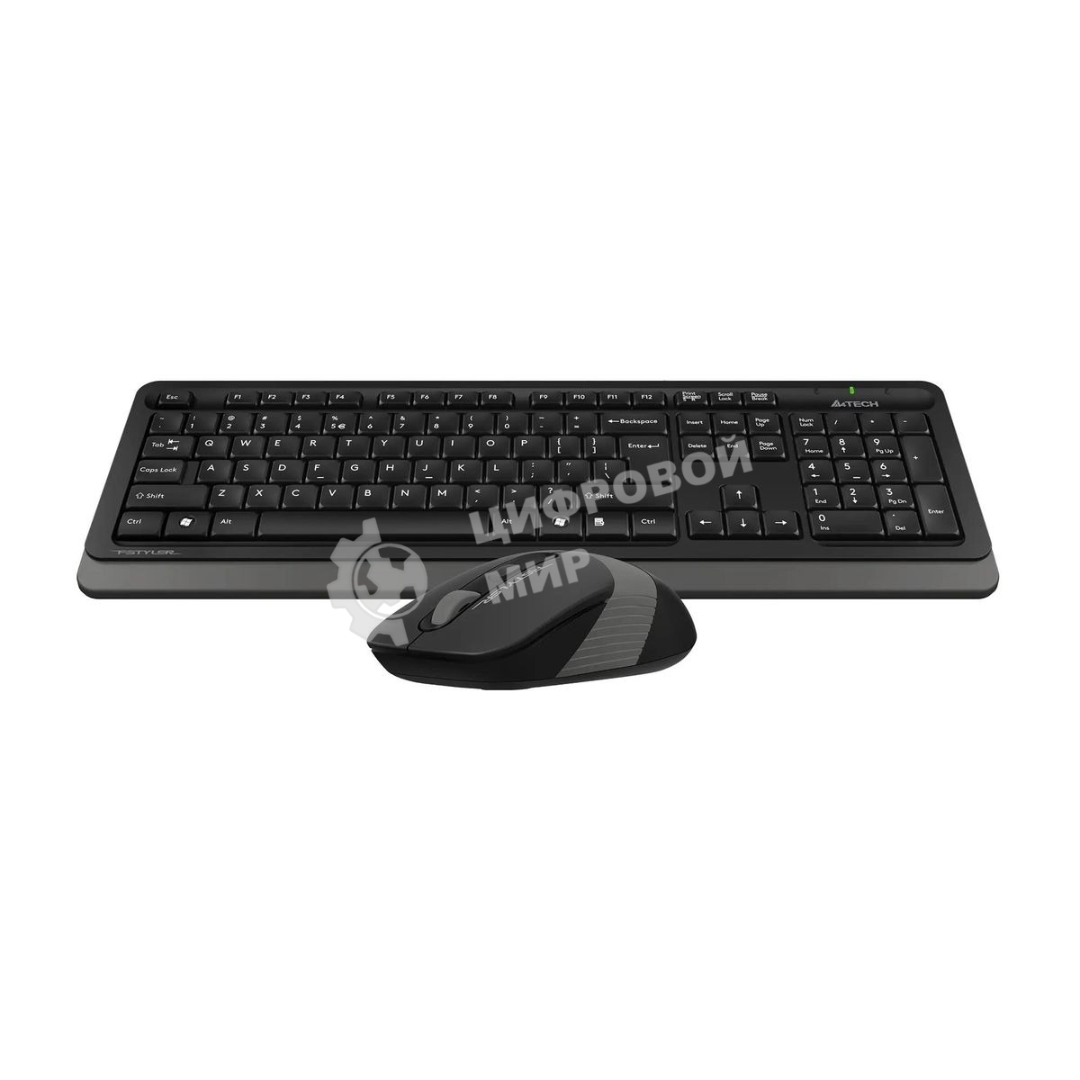 Комплект клавиатура + мышь A4Tech Fstyler FG1010 клав:черный/серый мышь:черный/серый USB беспроводная Multimedia