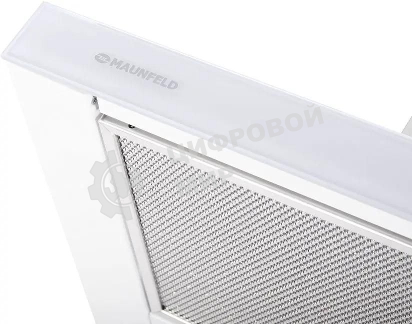 Вытяжка встраиваемая Maunfeld Ouse Touch Glass 60 белый, 60 см, 750 куб. м/ч, 48 дБ