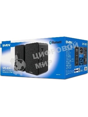 Акустическая система SVEN АС SPS-830 2.0 черный 60Вт BT