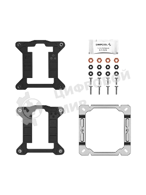 Кулер для процессора DEEPCOOL AG400 черный, 120 мм, алюминий/медь, 2000 об/мин, 31.6 дБ, 4 pin, 220 Вт, 150 мм
