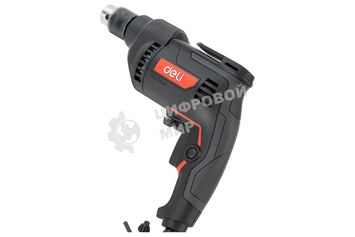Дрель Deli DE-DZ10-2E, 500 Вт, сетевая, безударная