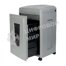 Шредер Heleos УП26-7 серый (секр.P-7) фрагменты 5лист. 26лтр. пл.карты CD