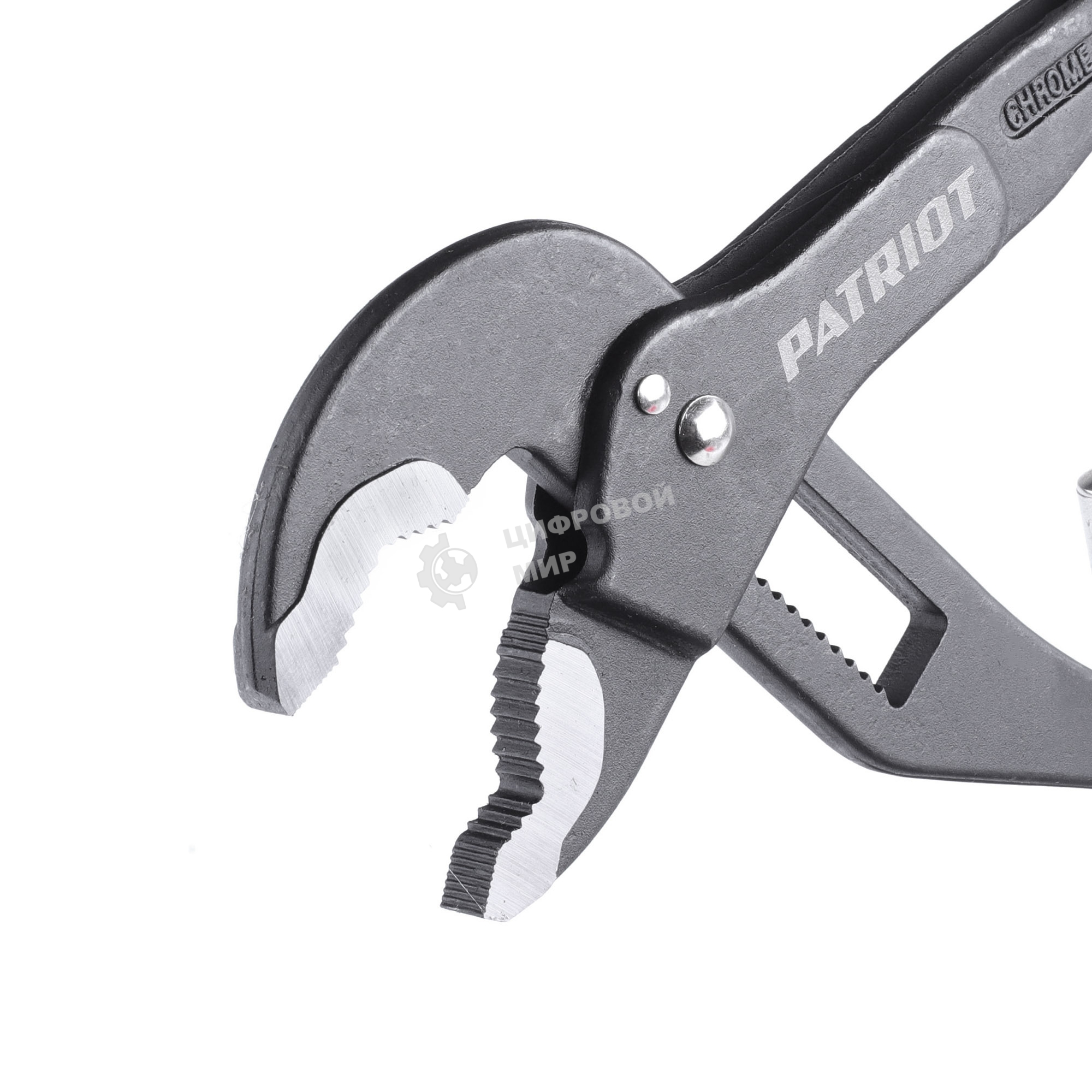 Ключ переставной Patriot WPP 250, Cr-V, 2компонент.рукоятки, Teflon (ПТФЭ) покрытие, 250 мм/32мм зев/17 ступеней регулировки