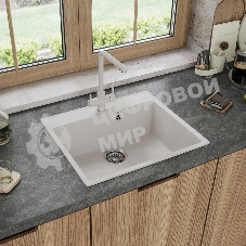 Кухонная мойка Maunfeld Perla 580 MFQS-580W кремовый