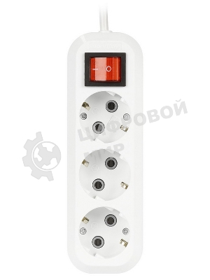 Удлинитель Smartbuy (SBE-16-3-07-ZS) 3 гнз х 7,0 м (16А/3.5 кВт, ПВС 3х1.0)