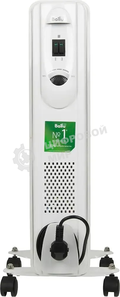 Обогреватель масляный Ballu Comfort BOH/CM-07WDN (7 секций) белый, 1500 Вт, 20 м2, термостат