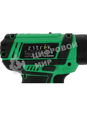 Дрель-шуруповерт Zitrek Crusher 063-4054, 12 В, 1,4 Ач, 30 Нм, щеточный, ударный