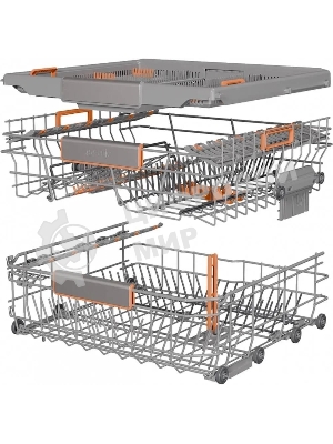 Встраиваемая посудомоечная машина Gorenje GV693A65AD, черный, 59.8 см, 16 компл., 38 дБ, класс A+++
