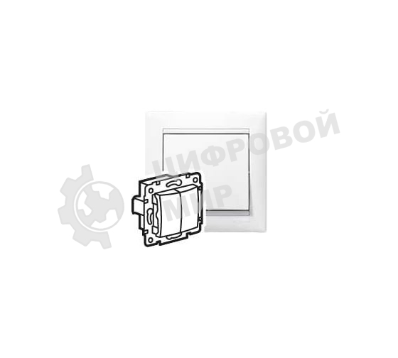 Выключатель Valena двойной выключатель/белый