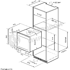 Винный шкаф LEX LWD6036BL dual zone PP 1-нокамерн. черный (CHAT500008)