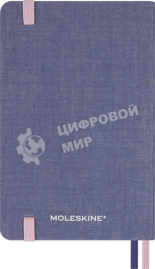 Блокнот Moleskine LIMITED EDITION SAKURA LESU08MM710 Pocket 90x140 мм, обложка текстиль, 160 страниц, линейка, синий, 2025