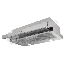 Встраиваемая вытяжка Monsher Loin 60 Acier, телескопическая, 60 см, High-Tech, макс. Производительность 650 м3/ч, 2 скорости, механическое управление, светодиодное освещение, уровень шума 53 дБ, нержавеющая сталь