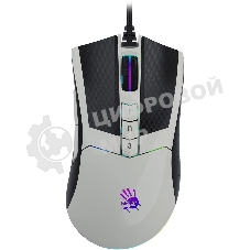 Мышь проводная A4Tech Bloody W90 Max белый/черный, 10000 dpi, USB, кнопки - 10