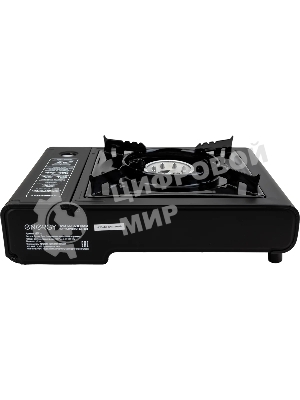 Плита настольная газовая Energy GS-300 чёрный, 2,5 кВт, газовая горелка, конфорки - 1, металл, поворотный регулятор