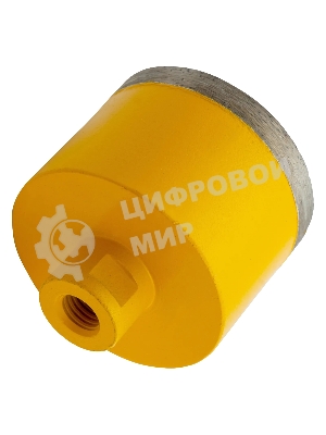 Сверло алмазное по керамограниту Denzel 75мм мокрое резание, М14