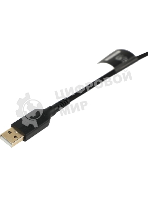 Гарнитура проводная с микрофоном A4Tech Bloody G570 черный/серый 2м мониторные USB оголовье (G570 USB/BLACK + GREY)