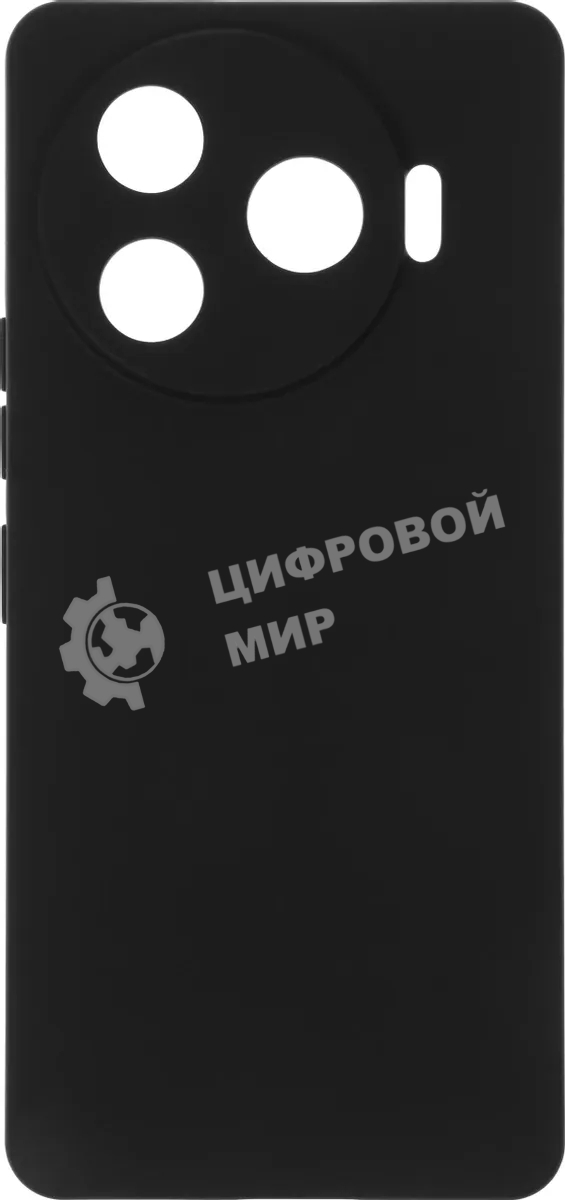 Чехол (клип-кейс) BoraSCO для Tecno Camon 30 Pro Silicone Case черный (73278)