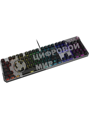 Клавиатура MSI STRIKE 600 Silent механическая серый/черный USB Multimedia for gamer LED (подставка для запястий) (S11-04RU256-CLA)