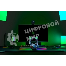 Гарнитура Razer Kraken Kitty V3 Pro чёрный, беспроводная + проводная, радиоканал, до 70 ч, подсветка