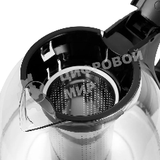 Чайный набор Kitfort КТ-6180 2 л, 1500 Вт, черный (корпус: стекло)