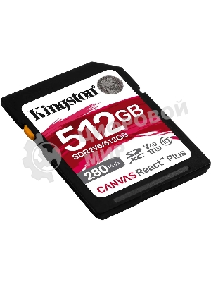 Флеш карта SDXC Kingston SDR2V6/512Gb Canvas React Plus w/o adapter 512Gb