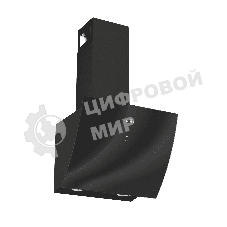 Вытяжка каминная Elikor Wave BK 50 черный, 50 см, 750 куб. м/ч, 56 дБ