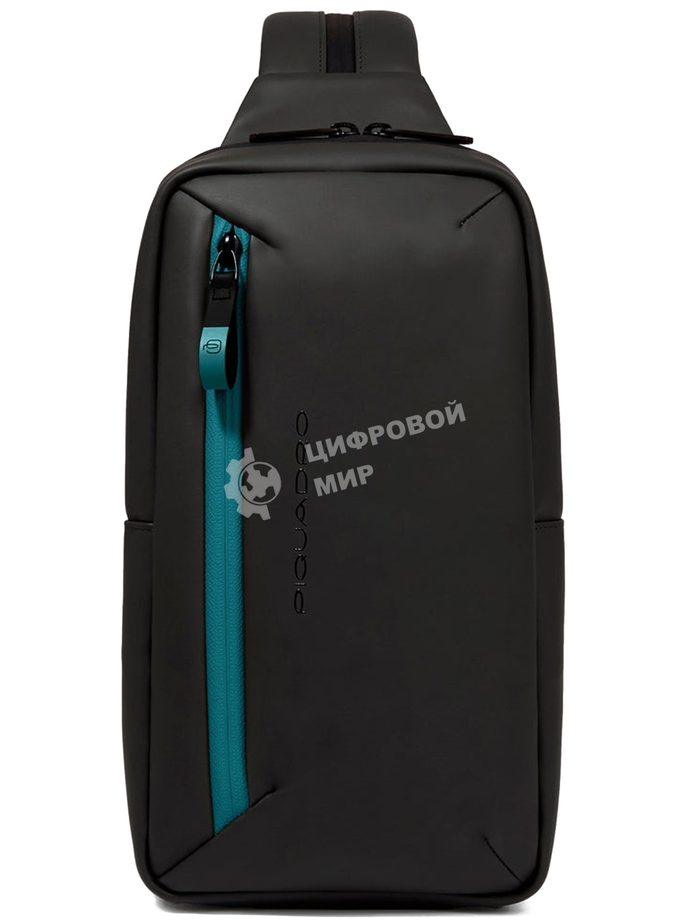 Рюкзак слинг Piquadro Corner 2.0 CA6466C2OW/N полиэстер черный