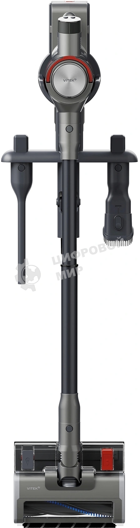 Пылесос Vitek VT-CLSAQUA_RAPID 470Вт серый стальной/серебристый