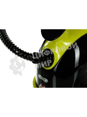 Пароочиститель напольный Kitfort КТ-9102-2 черный/салатовый