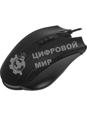 Мышь проводная A4Tech Bloody Q82 черный, 3200 dpi, USB, кнопки - 8