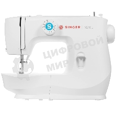 Швейная машина Singer M 2105 белый, электромеханическая, вертикальный качающийся, 8 операций, петля полуавтомат