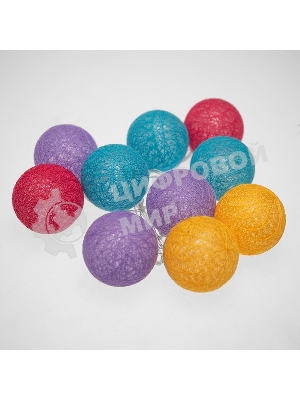 Тайские фонарики Neon-night Фейерверк 5 м, 25 LED, прозрачный ПВХ, теплый белый, питание USB