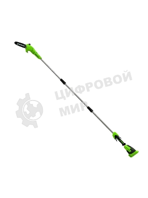 Высоторез/Сучкорез аккумуляторный GreenWorks G40PSH, 2 в 1, 40V, без АКБ и ЗУ (1303907)