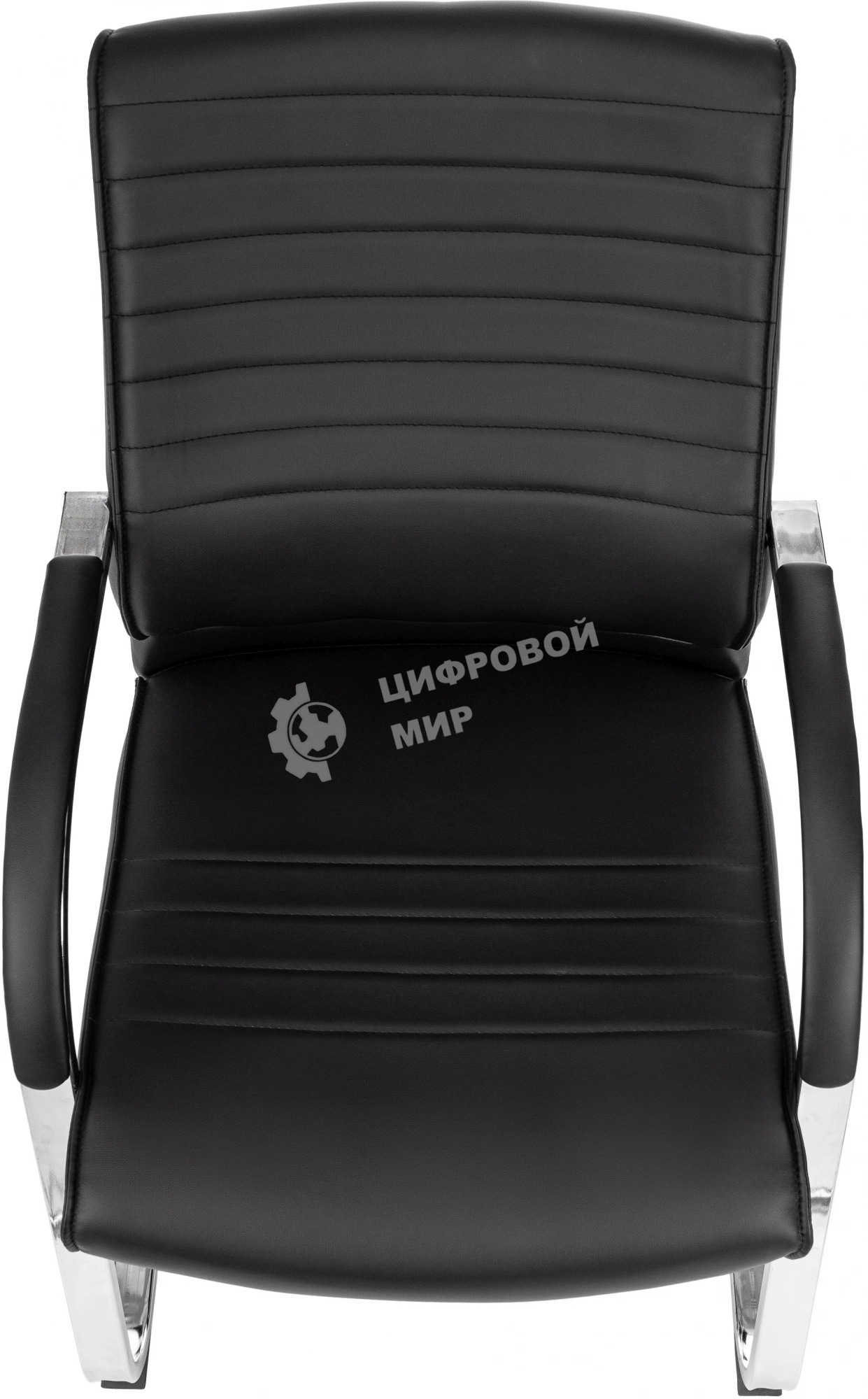 Кресло компьютерное Бюрократ T-8010-LOW-V/BLACK черный, искусственная кожа