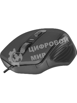Мышь проводная Defender Datum MB-347 черный, 1600 dpi, USB, кнопки - 4