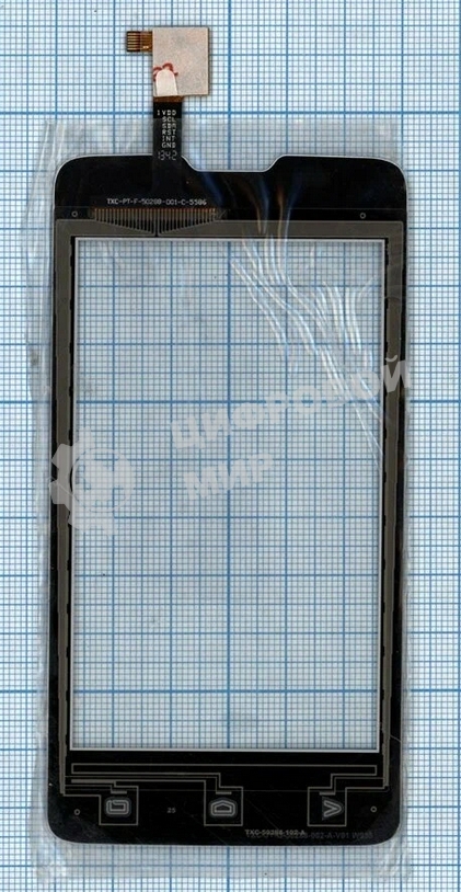 Сенсорное стекло (тачскрин) для Fly IQ449 Pronto, белое