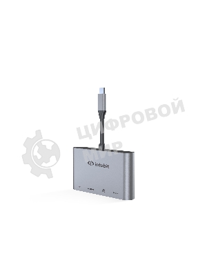 Распределитель Infobit iHub 301 3 подключения через 1 кабель USB-С