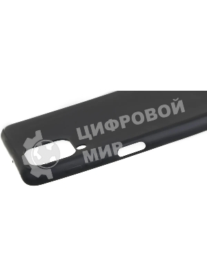 Чехол (клип-кейс) BORASCO Silicone Case, для Samsung Galaxy A22/M22, черный