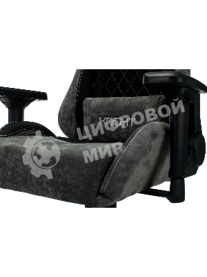 Кресло Бюрократ VIKING 7 KNIGHT B FABRIC черный, ткань, 120 кг, механизм качания