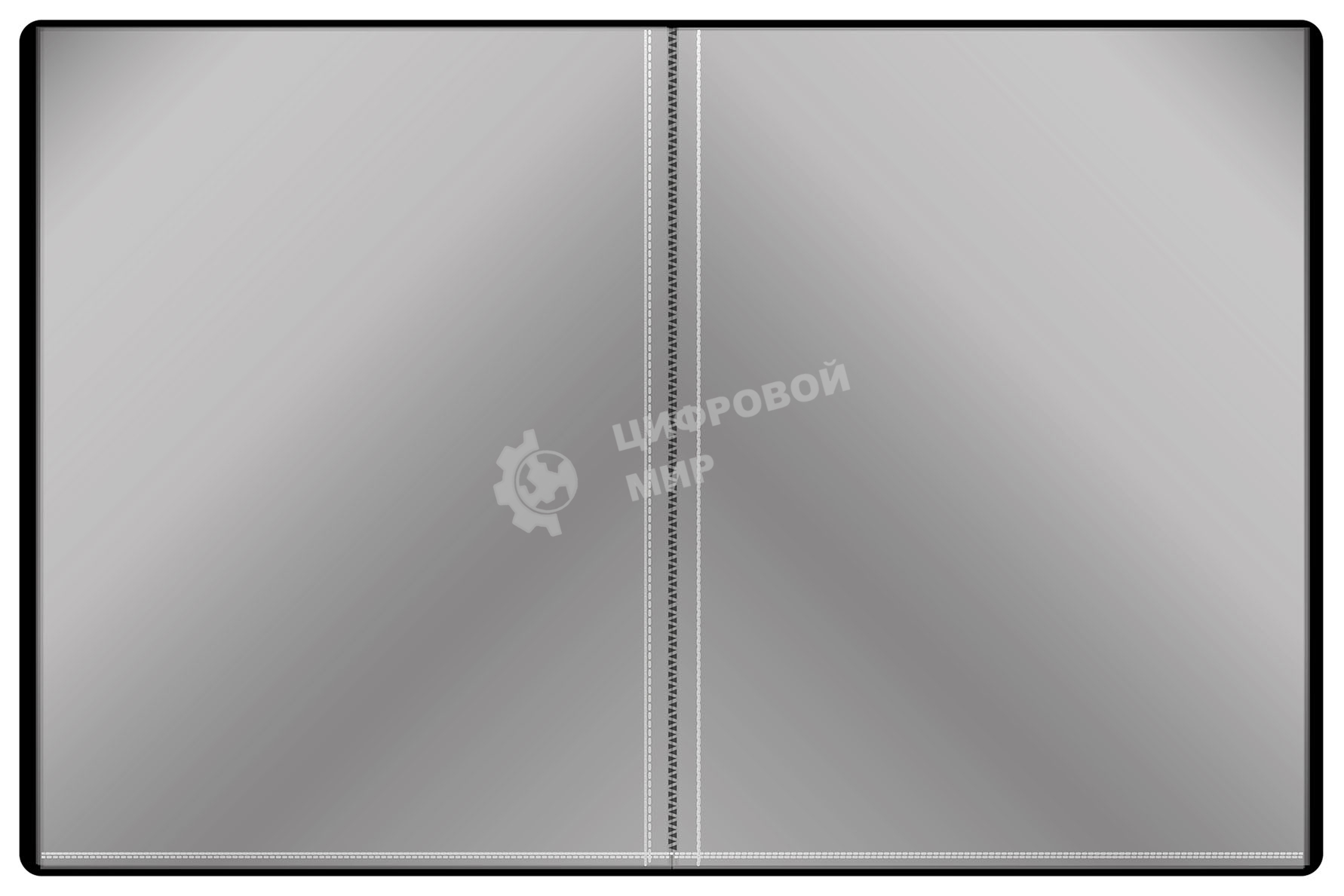 Папка с 80 прозрачными вкладками Silwerhof Perlen 292981-73 A4 1мм, карман сиреневый металлик