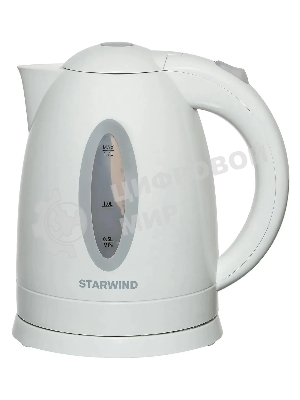 Чайник электрический Starwind SKP2211 1.7л. 2200Вт белый (корпус: пластик)